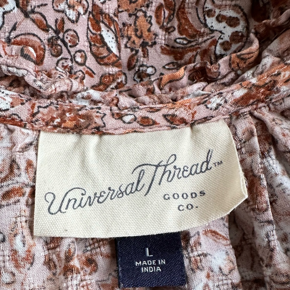 Universal Thread Ruffled Prairie Cottage Pleated … - image 5